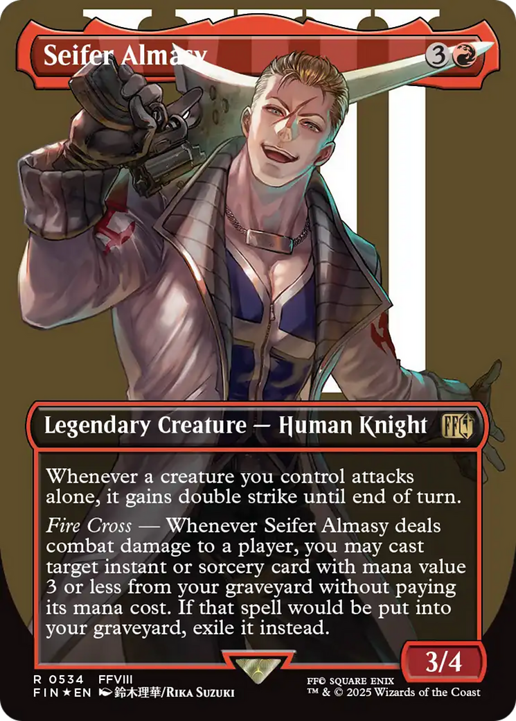 Seifer Almasy (FIN-534) - FINAL FANTASY (Borderless) Foil