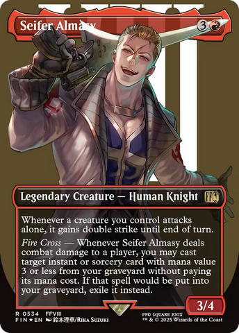 Seifer Almasy (Borderless) (Surge Foil) (FIN-534)  Foil - FINAL FANTASY