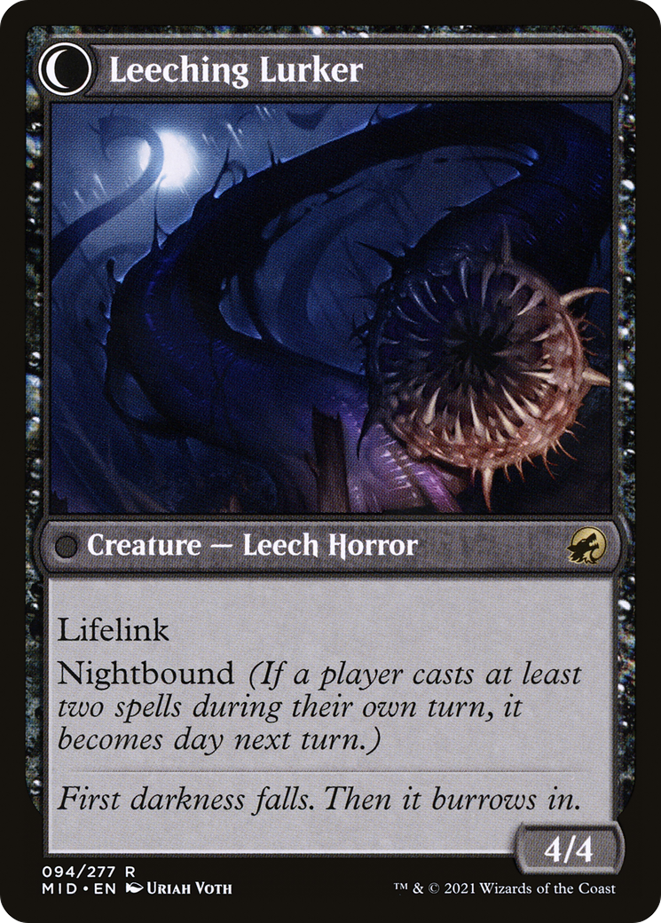 Curse of Leeches (MID-094)  - Innistrad: Midnight Hunt: (Double Faced Transform)