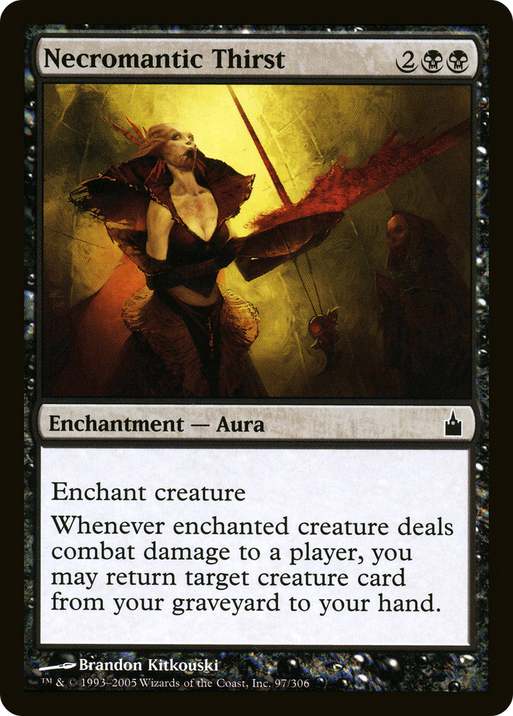 Necromantic Thirst (RAV-097)  Foil - Ravnica: City of Guilds