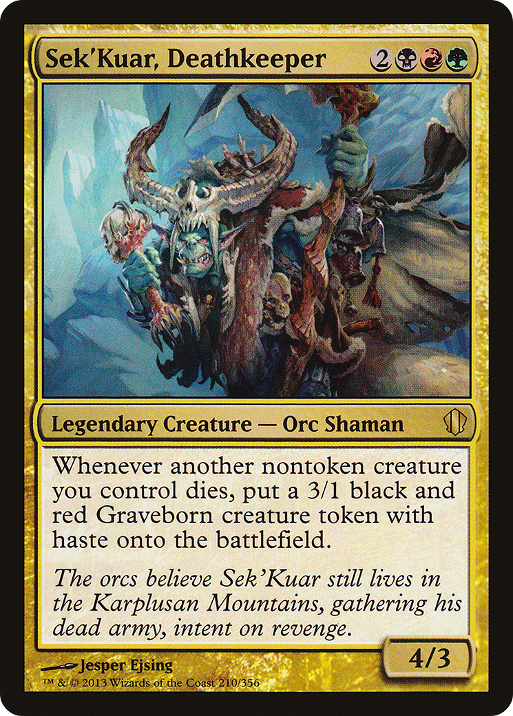 Sek'Kuar, Deathkeeper (C13-210)  - Commander 2013