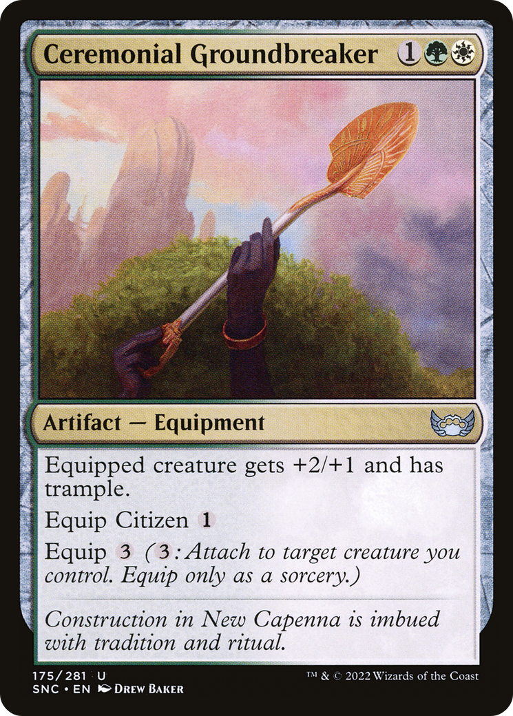 Ceremonial Groundbreaker (SNC-175)  Foil - Streets of New Capenna