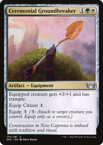 Ceremonial Groundbreaker (SNC-175)  Foil - Streets of New Capenna