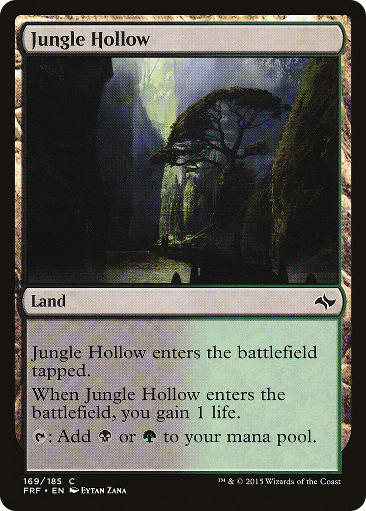 Jungle Hollow (FRF-169)  Foil - Fate Reforged