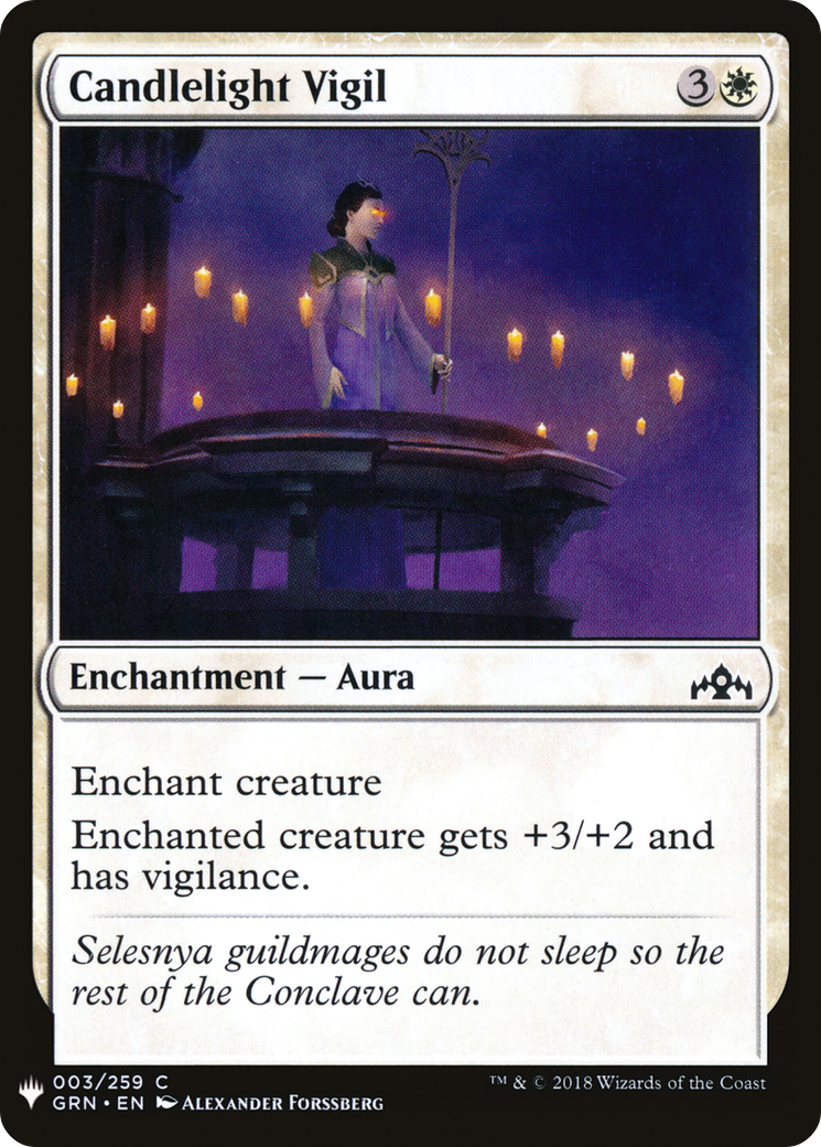 Candlelight Vigil (LIST-003)  - The List