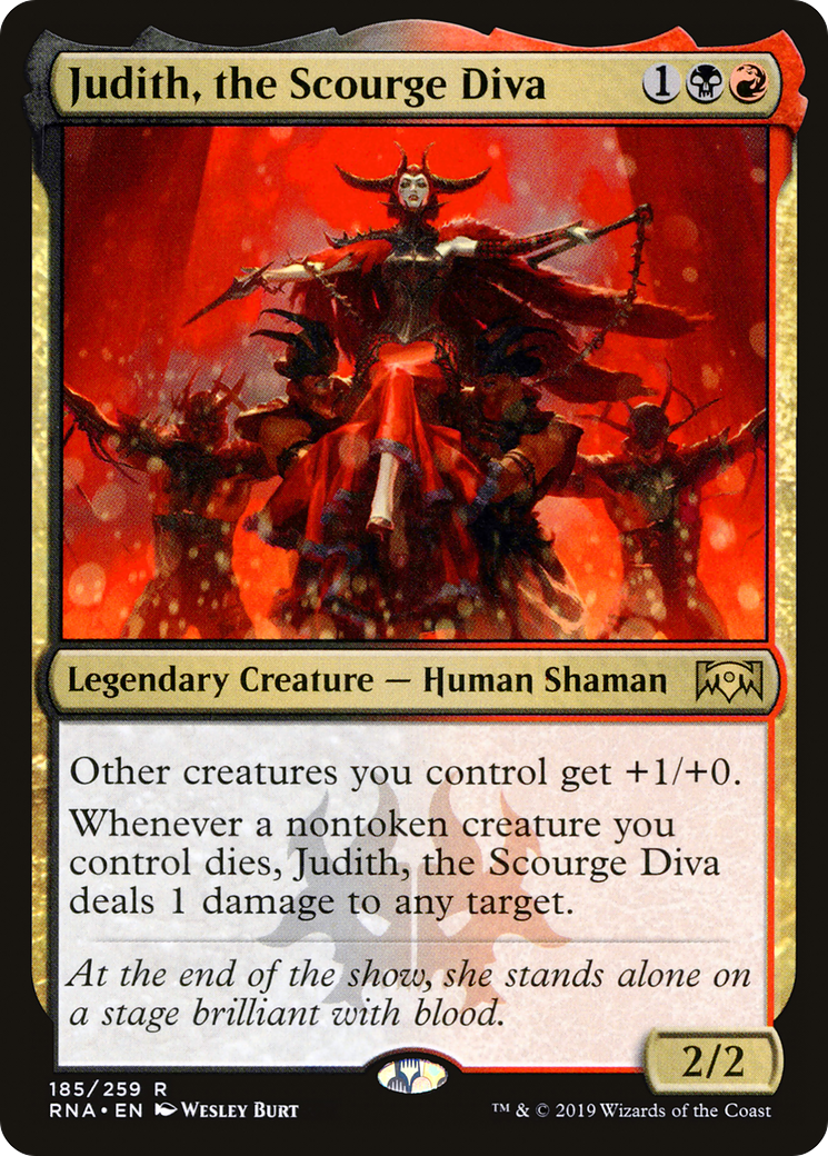 Judith, the Scourge Diva (RNA-185)  - Ravnica Allegiance
