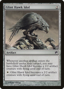 Glint Hawk Idol (SOM-156)  - Scars of Mirrodin