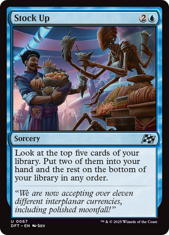 Stock Up (DFT-067)  Foil - Aetherdrift