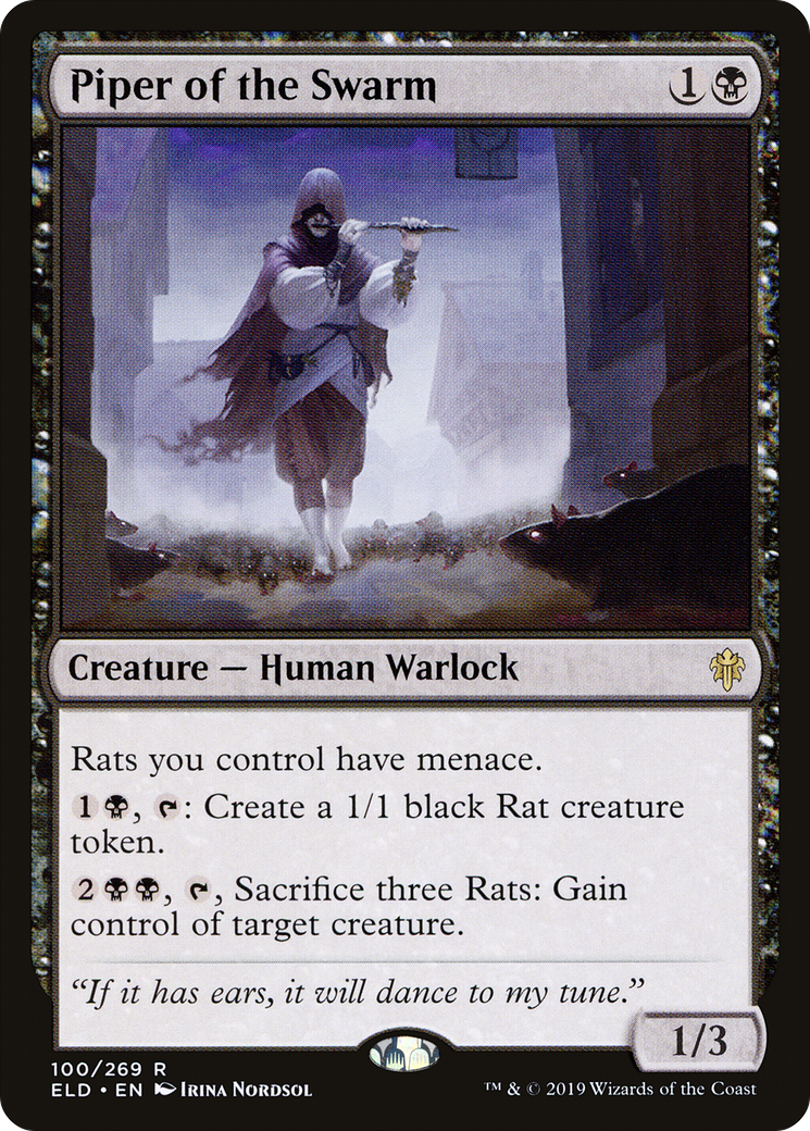Piper of the Swarm (ELD-100)  - Throne of Eldraine