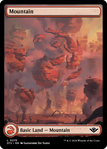 Mountain (0275) (OTJ-275)  Foil - Outlaws of Thunder Junction