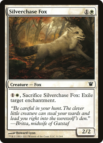 Silverchase Fox (ISD-031)  Foil - Innistrad