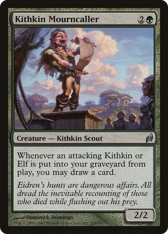 Kithkin Mourncaller (LRW-224)  Foil - Lorwyn