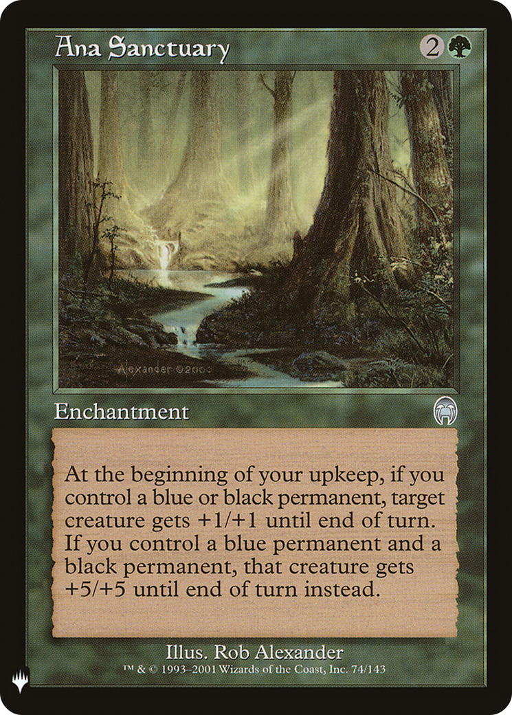 Ana Sanctuary (LIST-APC-74)  - The List