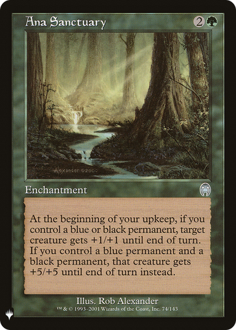 Ana Sanctuary (LIST-APC-74)  - The List