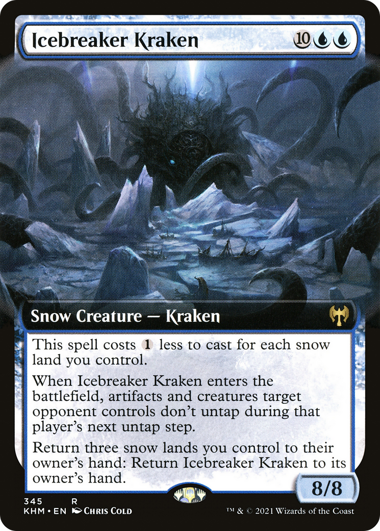 Icebreaker Kraken (Extended Art) (KHM-345)  - Kaldheim
