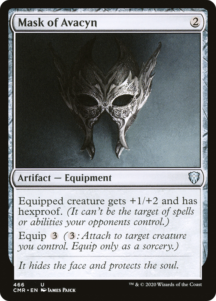 Mask of Avacyn (CMR-466)  - Commander Legends