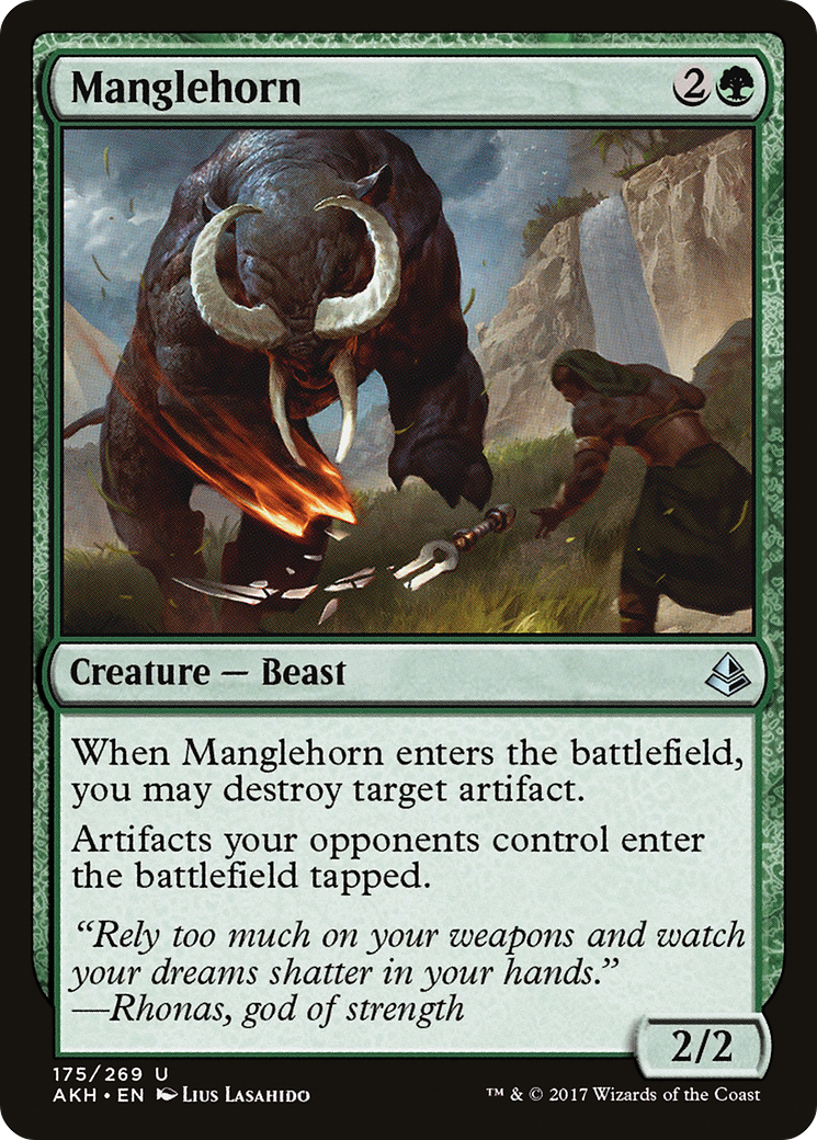 Manglehorn (AKH-175)  Foil - Amonkhet
