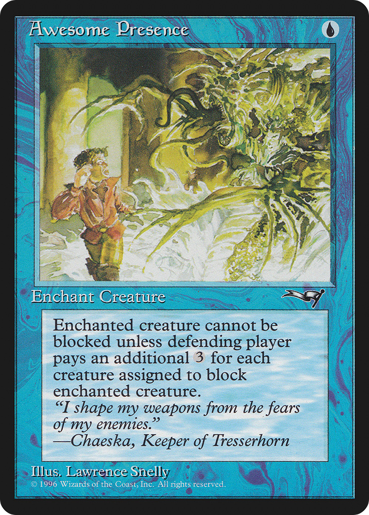 Awesome Presence (Man Being Chased) (ALL-035)  - Alliances