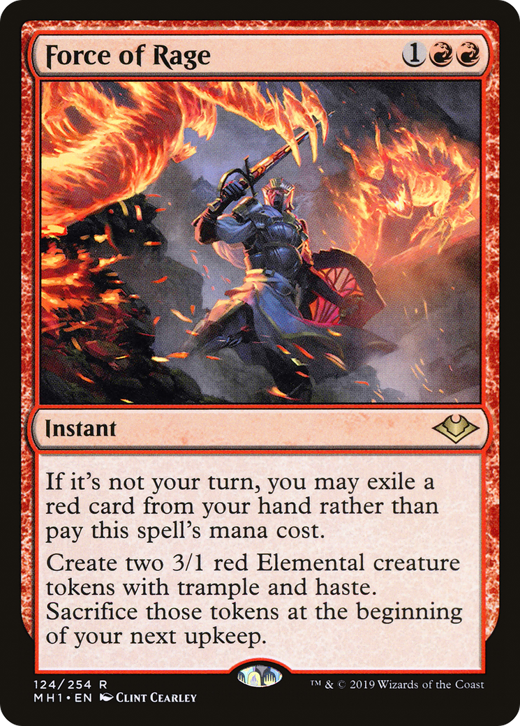 Force of Rage (MH1-124)  - Modern Horizons