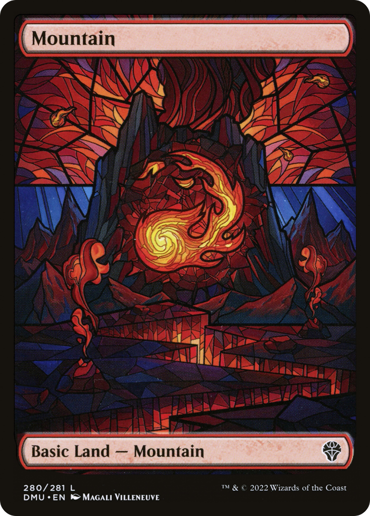 Mountain (Showcase) (DMU-280)  Foil - Dominaria United