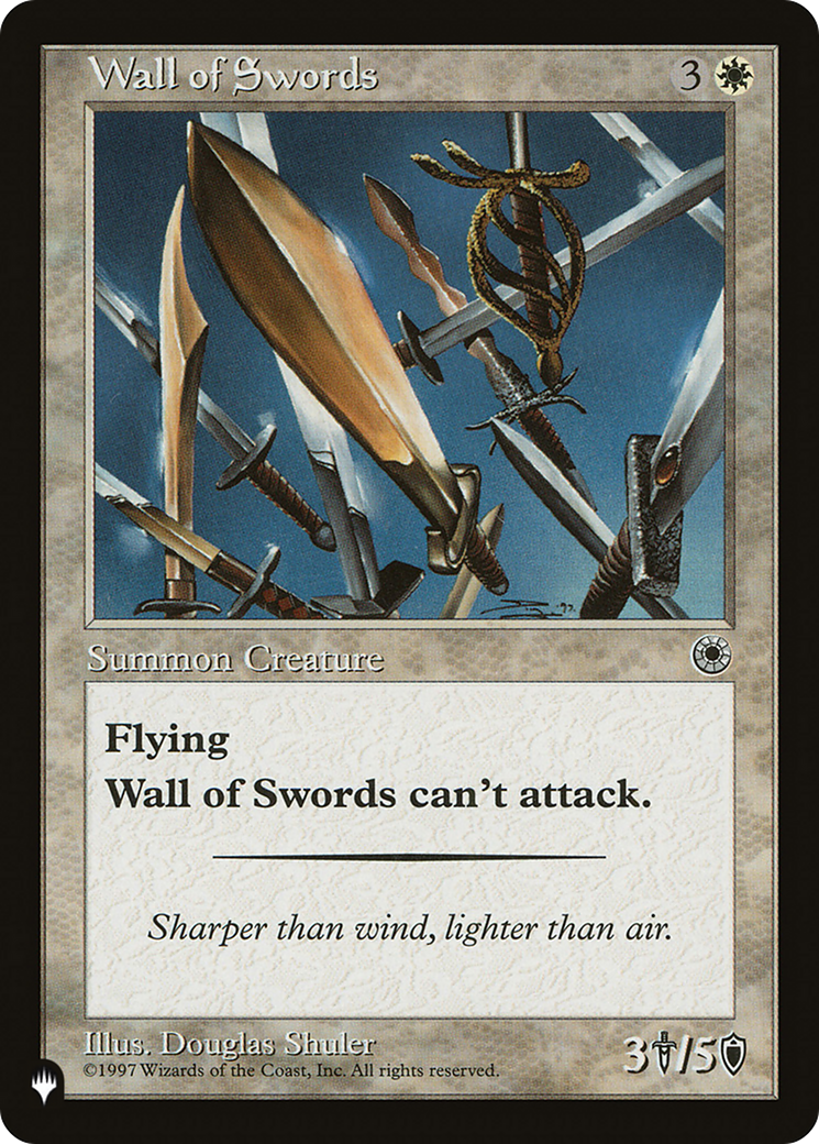 Wall of Swords (LIST-POR-37)  - The List