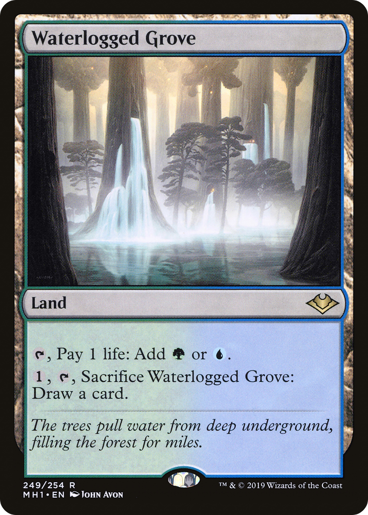 Waterlogged Grove (MH1-249)  Foil - Modern Horizons