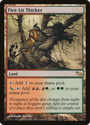 Fire-Lit Thicket (SHM-271)  Foil - Shadowmoor