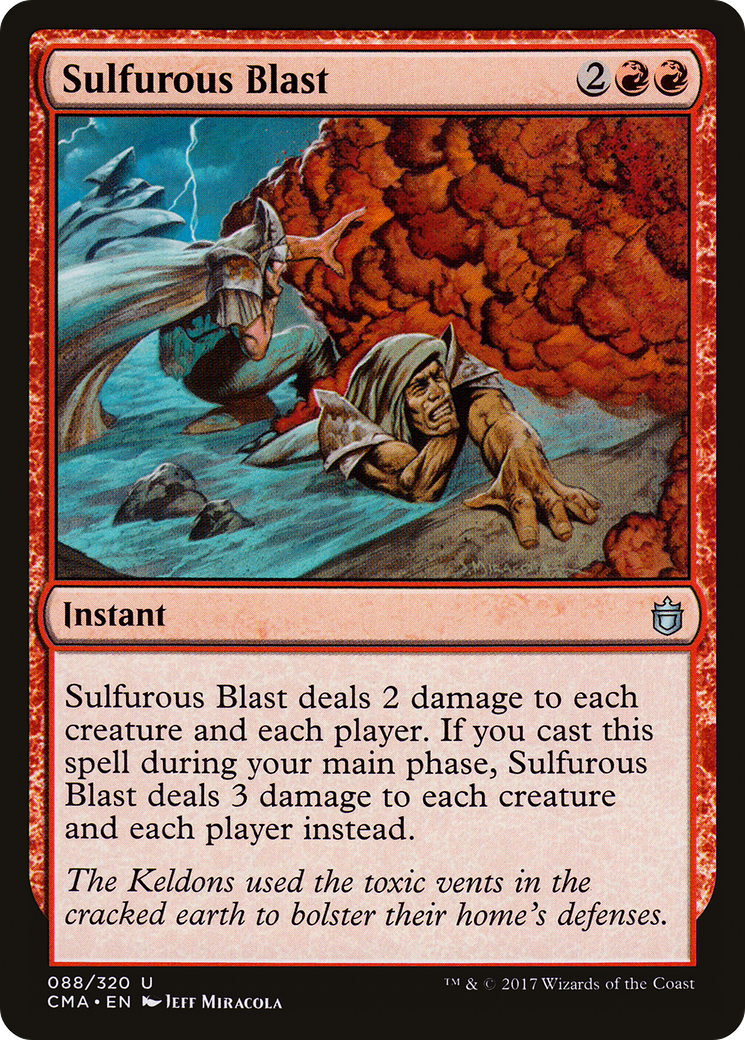Sulfurous Blast (CMA-088)  - Commander Anthology