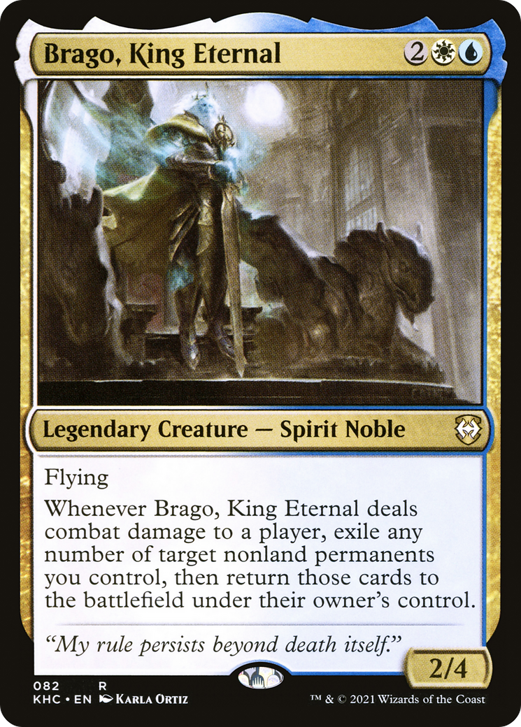 Brago, King Eternal (KHC-082)  - Kaldheim Commander