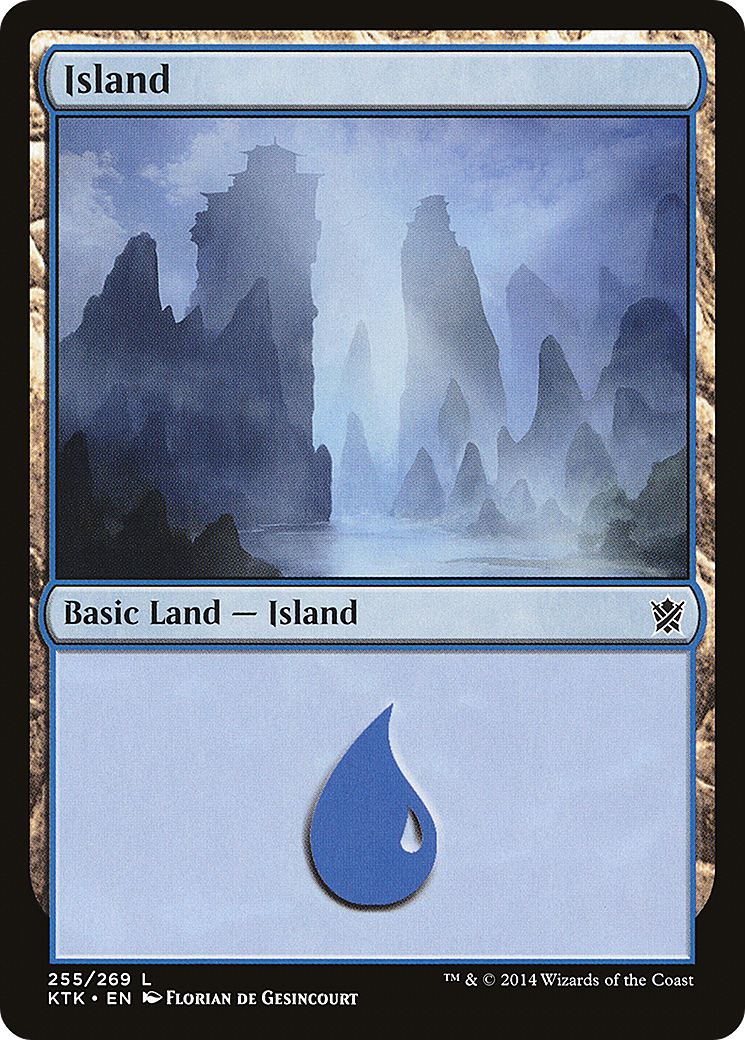 Island (255) (KTK-255)  - Khans of Tarkir