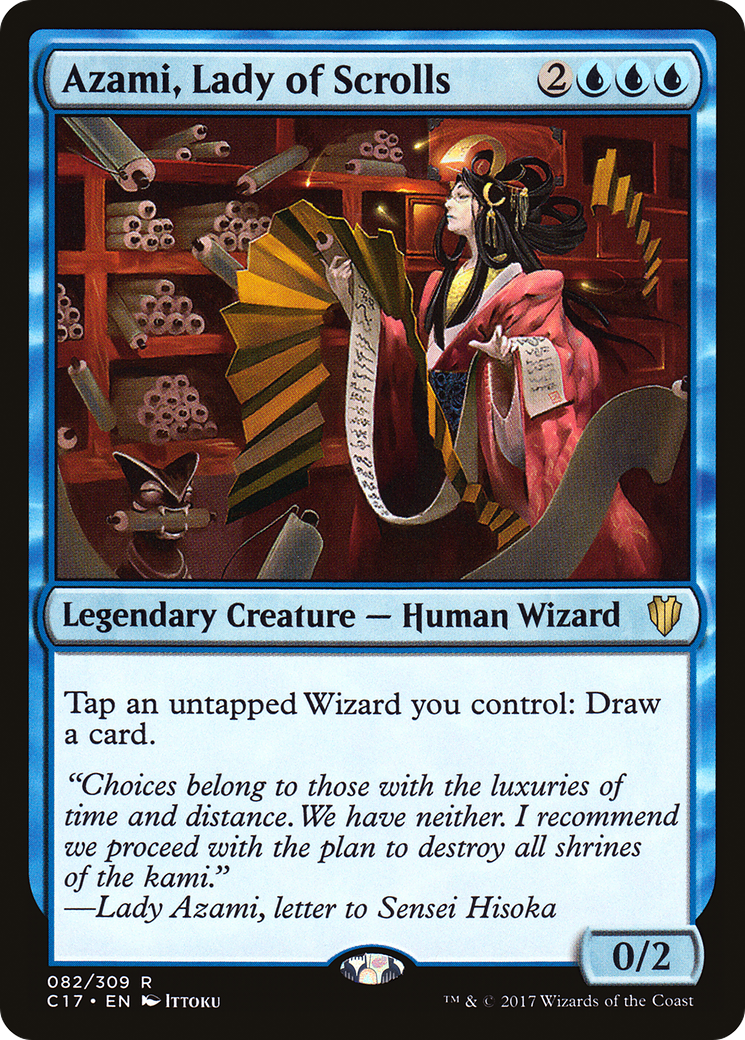 Azami, Lady of Scrolls (C17-082)  - Commander 2017