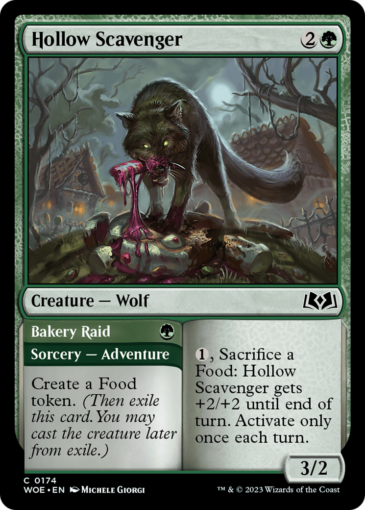 Hollow Scavenger (WOE-174)  Foil - Wilds of Eldraine