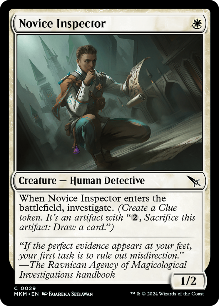Novice Inspector (MKM-029)  - Murders at Karlov Manor