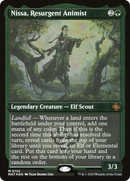 Nissa, Resurgent Animist (MAT-122)  Etched Foil - March of the Machine: The Aftermath