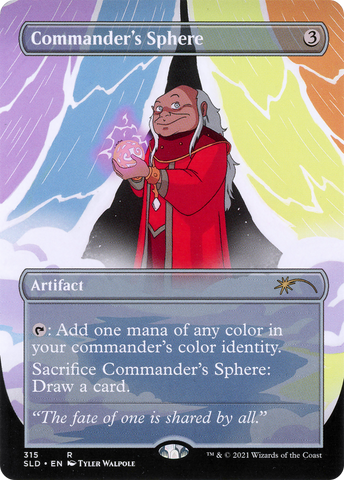 Commander's Sphere (315) (SLD-315)  - Secret Lair Drop (Borderless)