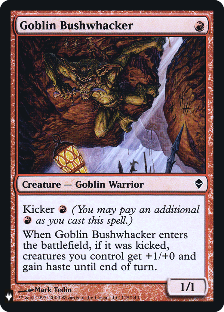 Goblin Bushwhacker (LIST-125)  Foil - The List
