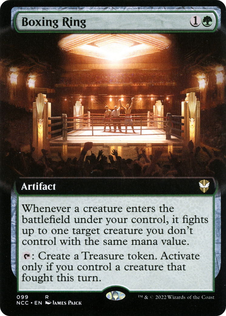 Boxing Ring (Extended Art) (NCC-099)  - New Capenna Commander: (Extended Art)