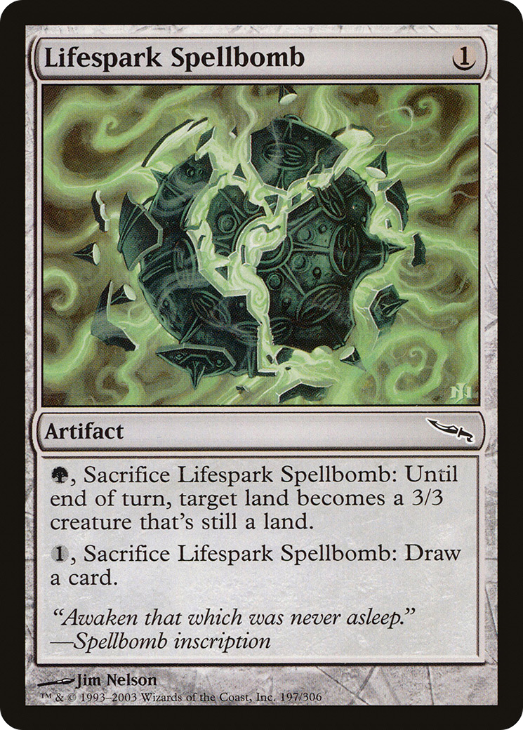 Lifespark Spellbomb (MRD-197)  - Mirrodin