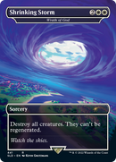 Shrinking Storm - Wrath of God (SLD-441)  Foil - Secret Lair Drop / Shrinking Storm (Borderless)