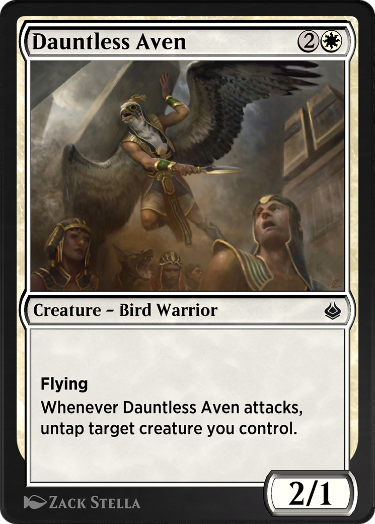 Dauntless Aven (AKR-012)  - Amonkhet Remastered