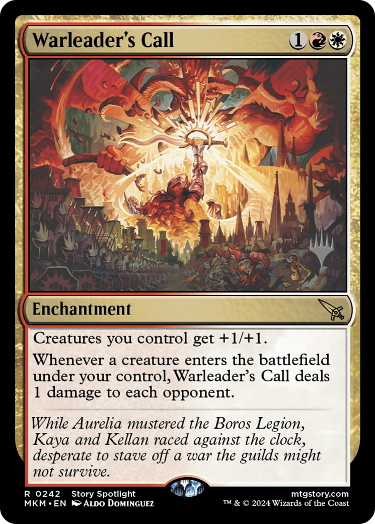Warleader's Call (PPMKM-242)  - Murders at Karlov Manor Promos