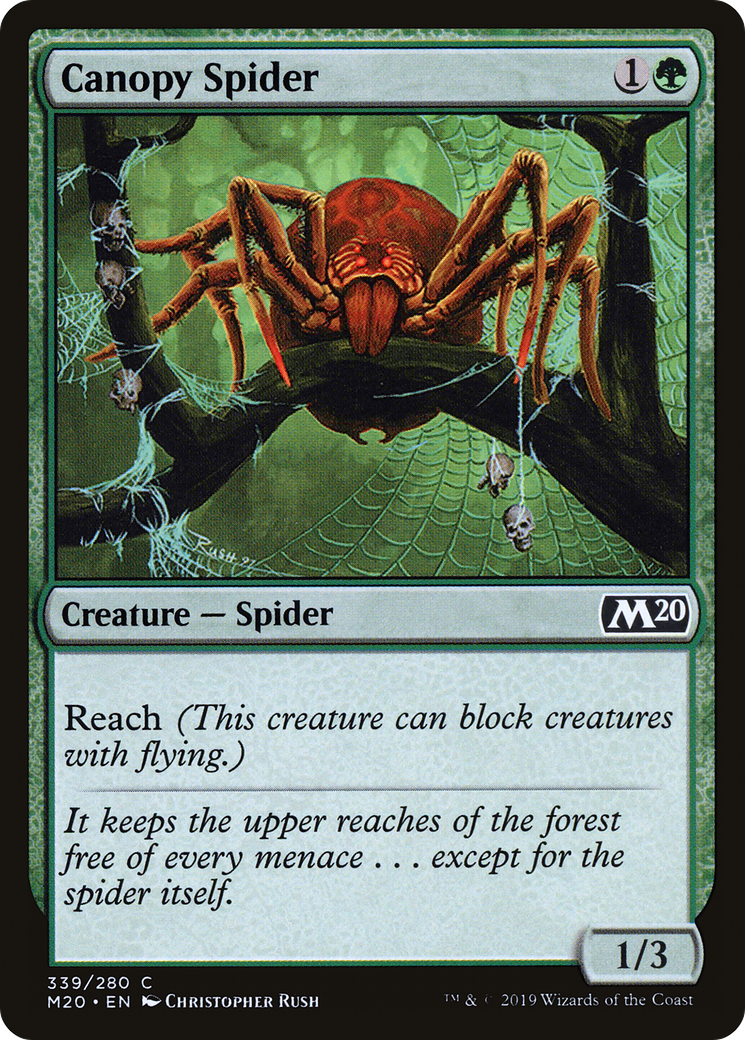 Canopy Spider (M20-339)  - Core Set 2020