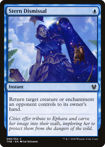 Stern Dismissal (THB-068)  Foil - Theros Beyond Death