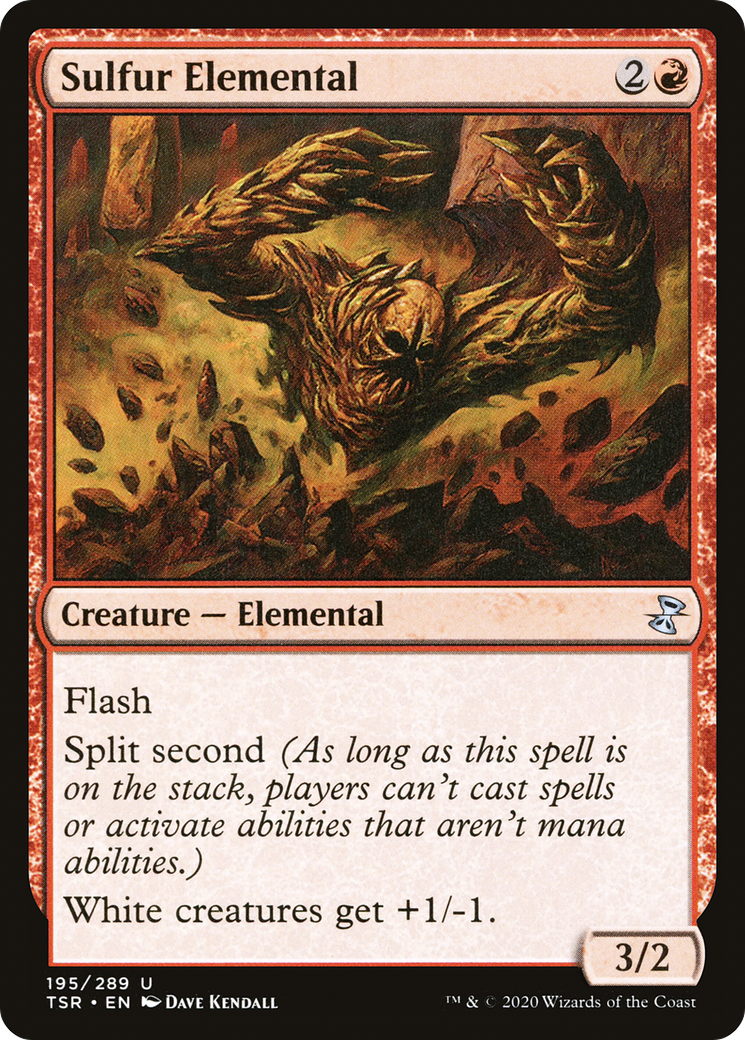 Sulfur Elemental (TSR-195)  Foil - Time Spiral Remastered