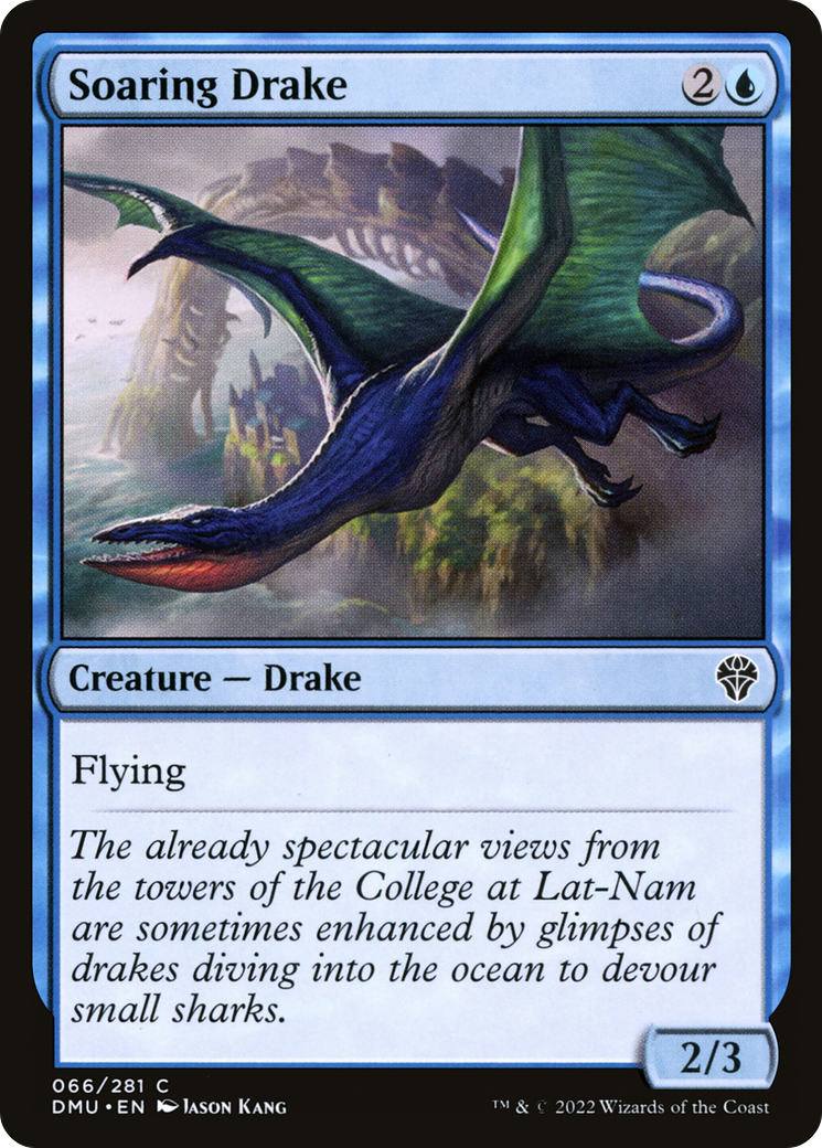 Soaring Drake (DMU-066)  Foil - Dominaria United