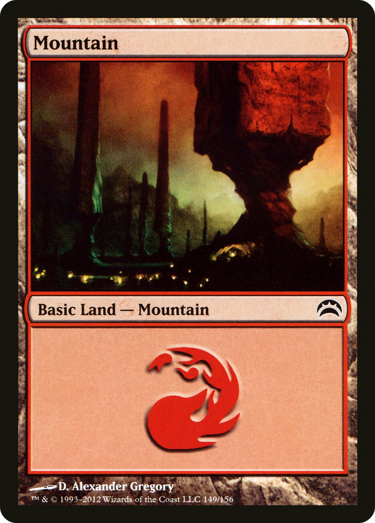 Mountain (149) (PC2-149)  Foil - Planechase 2012