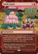 Sneak Attack (WOT-050)  - Wilds of Eldraine: Enchanting Tales: (Showcase) (Borderless)