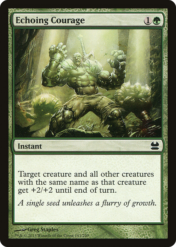 Echoing Courage (MMA-143)  Foil - Modern Masters