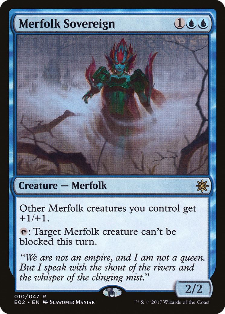 Merfolk Sovereign (E02-010)  - Explorers of Ixalan