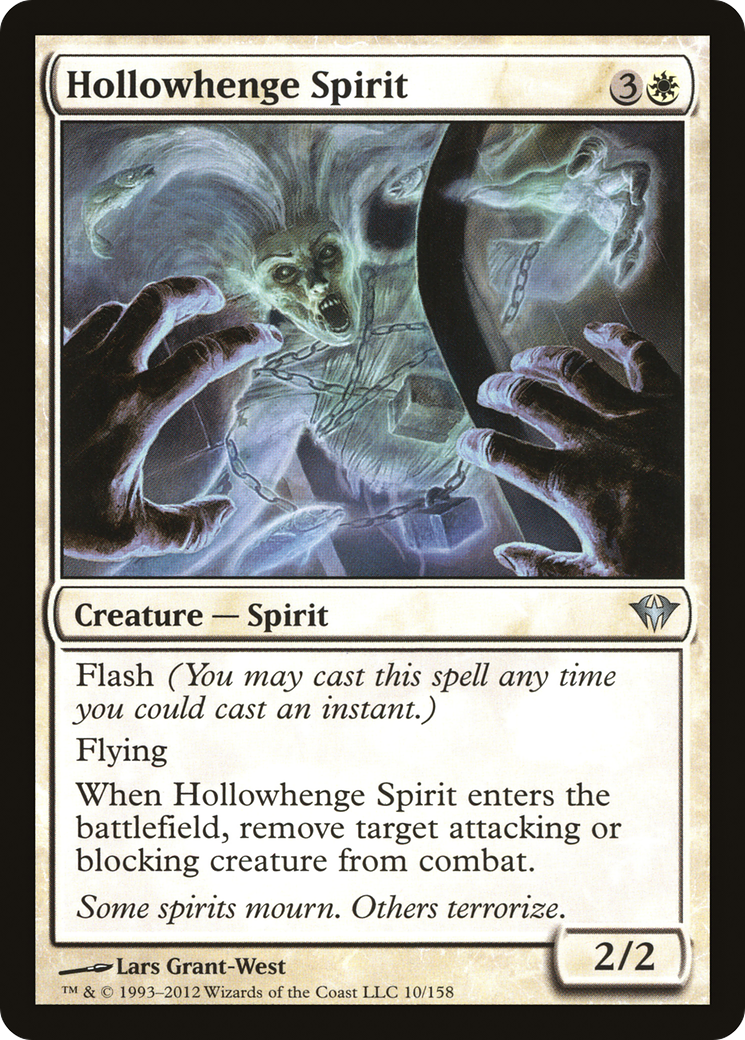 Hollowhenge Spirit (DKA-010)  Foil - Dark Ascension